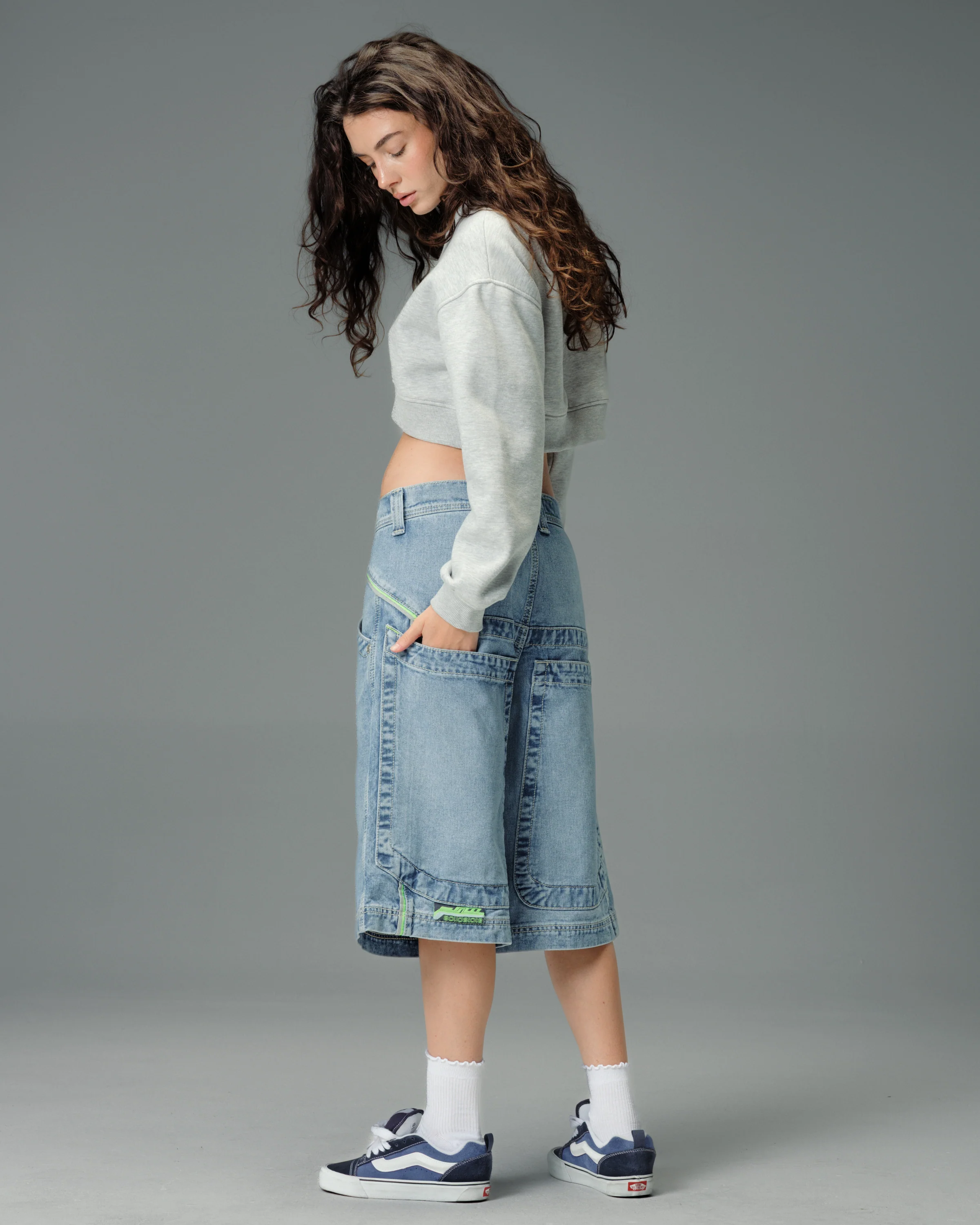W Sequencer Shorts. 15" Inseam. Vintage Stone. - Image 9